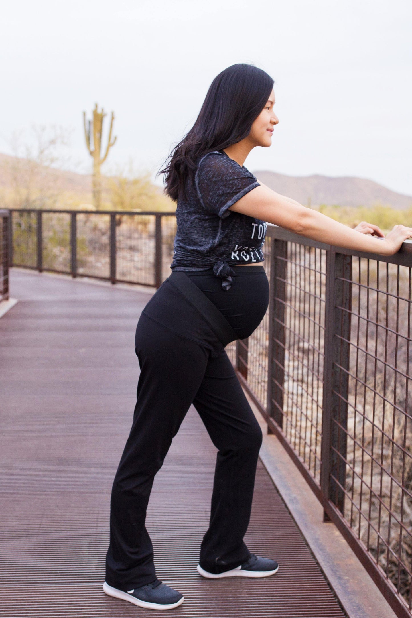 Ease Maternity Yoga Pants with Mumband Pregnancy Belly Support - Mumberry