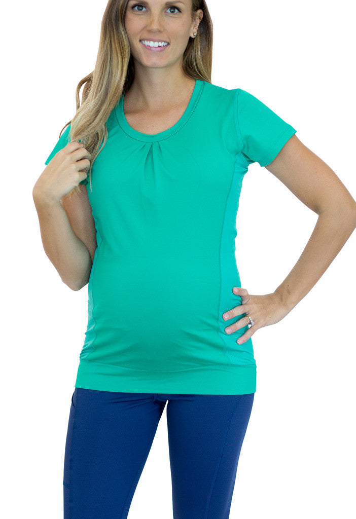 Vigor Maternity Shirt with Mumband Pregnancy Belly Support - Mumberry