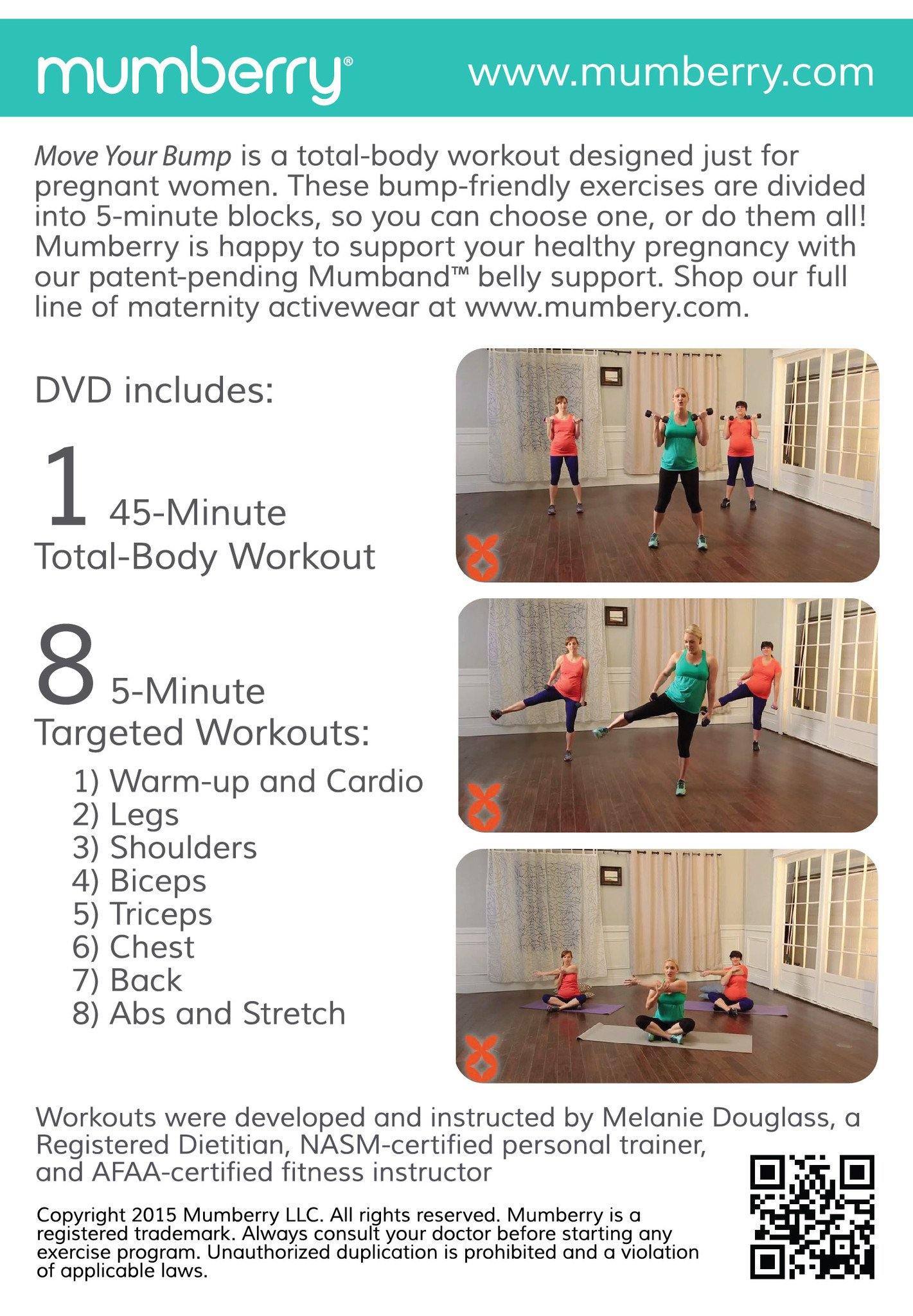 Move Your Bump Full Body Workout Video - Digital Download - Mumberry