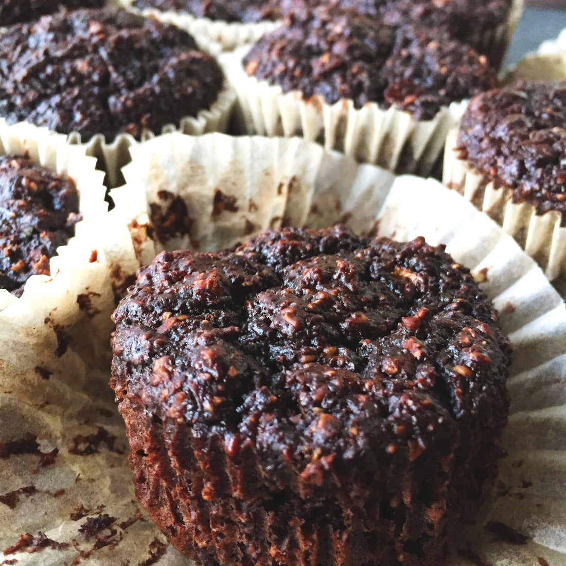 Healthy Pregnancy Meals: Chocolate Zucchini Muffins  - Mumberry
