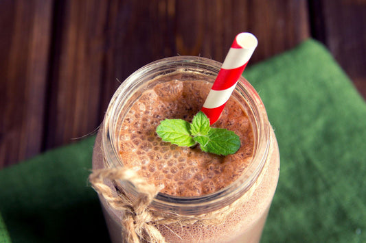 Healthy Pregnancy Meals: Peppermint Mocha "Nice Cream" Shake - Mumberry