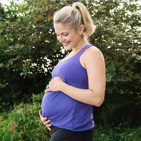 Flourish Maternity Tank with Mumband Pregnancy Belly Support - Mumberry