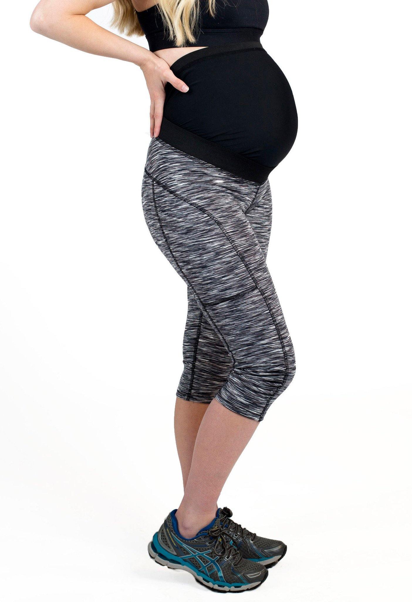 Move Maternity Capris Leggings with Pregnancy Belly Support