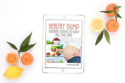 Healthy Bump Prenatal Nutrition Guide & Meal Plan - Digital Download - Mumberry