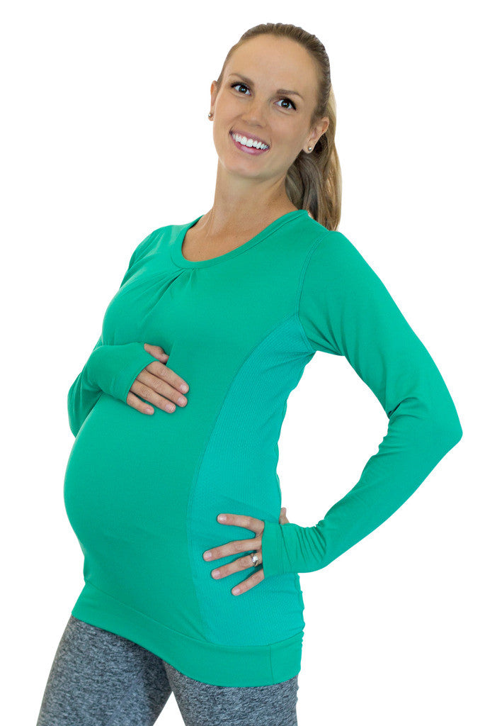 Dynamic Maternity Shirt with Mumband Pregnancy Belly Support - Mumberry