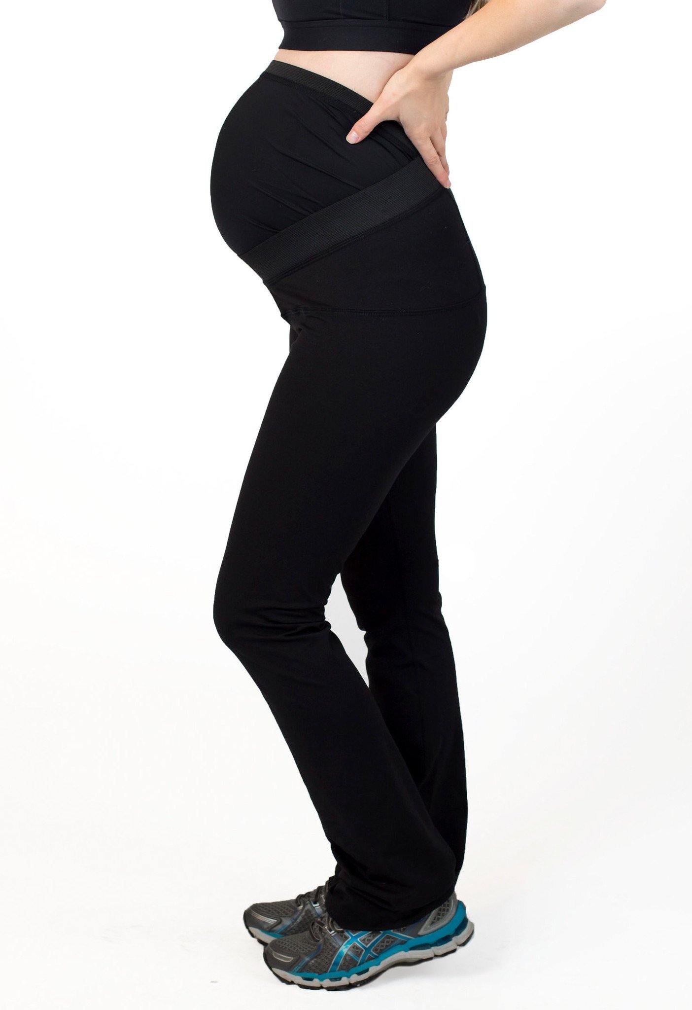 Pregnant Women's Leggings Over The Belly Yoga Workout Maternity Active Pants