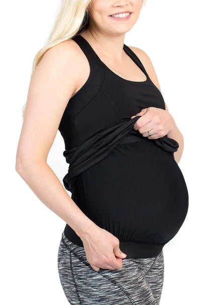Flourish Maternity Tank with Mumband Pregnancy Belly Support - Mumberry