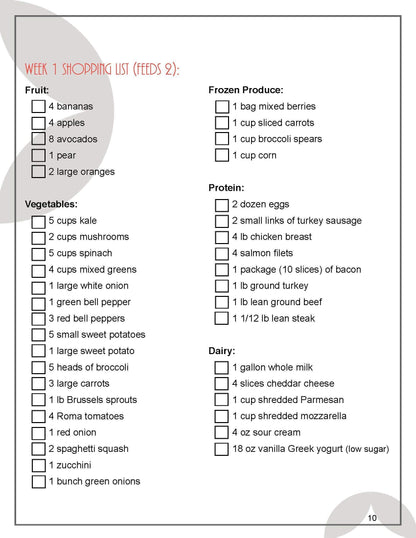 Healthy Bump Prenatal Nutrition Guide & Meal Plan - Digital Download - Mumberry